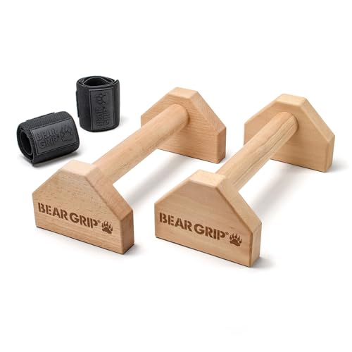Barres de parallettes BEAR GRIP pour s'entraîner au poids du corps