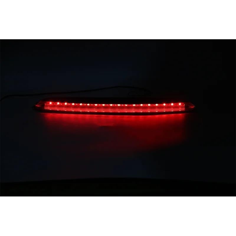 Troisième Feu Stop LED Uposao Pour Jeep Renegade 2015-2020 - Étanche IP65, Boîtier Rouge, Remplace La Référence 68247167AA