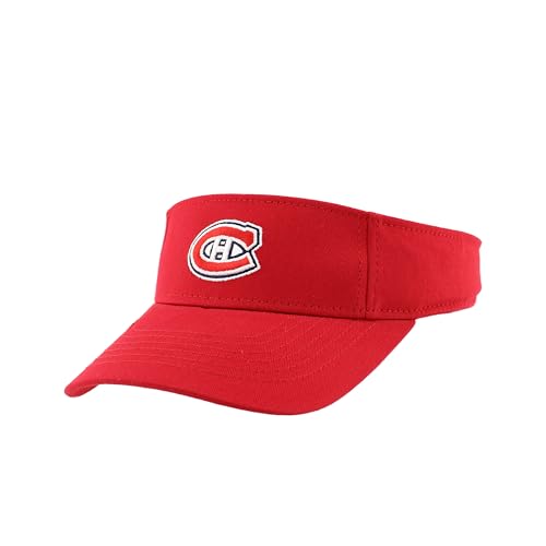 Image of ZHATS NHL Unisex-Adult NHL Officially Licensed Visor Drill Icon Team Color