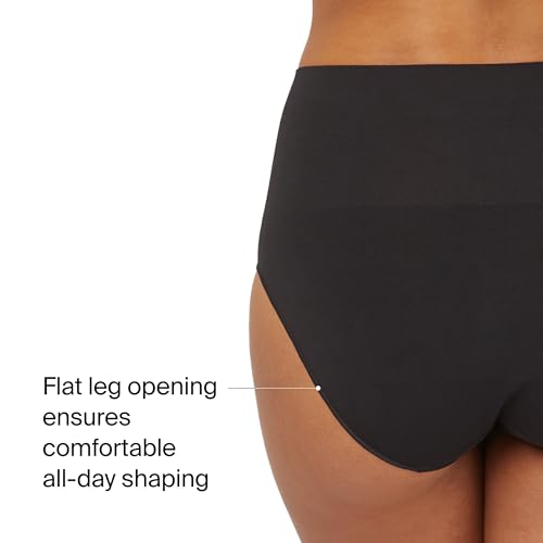 SPANX Shapewear für Damen Everday Shaping Tummy Control Höschen Brief, Schwarz, L