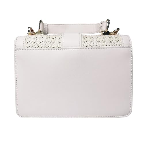 Image of Beach Purse Women Cute Summer Straw Purse Mini Clutch Woven Tote Vacation Handbags Beach Straw Shoulder Bag