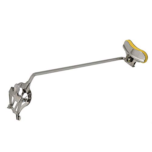 Support de saxophone argenté lyre pour partitions de saxophone ténor