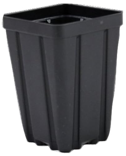 Grower'S Solution Square Greenhouse Pots 3.5 Inch X 5 Inch- Black thumb #1