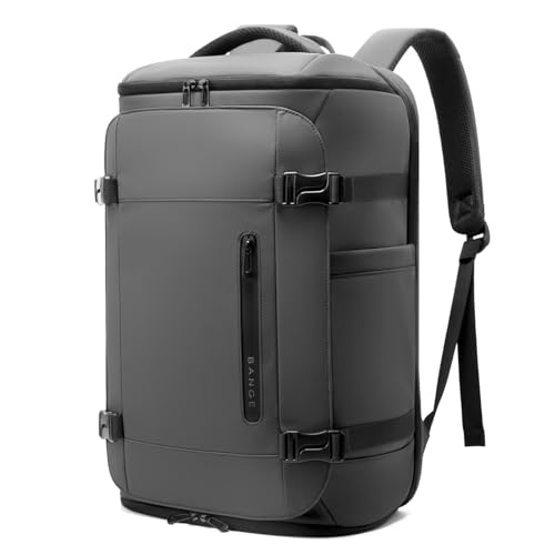 BANGE Large Luggage backpack Backpack, 40L Travel Laptop Backpack Fits 17.3 Inch Notebook, Traveling Luggage Backpack,Carry On Rucksack with Water Bottle Holder for Traveling, Hiking, Business by BANGE - Used condition - US$59.59