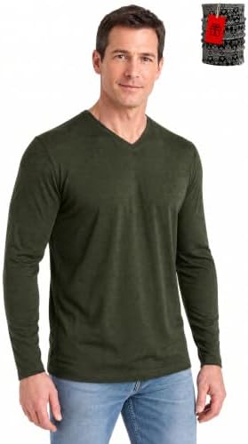 MERINNOVATION 100% Merino Wool Base Layer Top for Men - Long Sleeve Thermal Shirt