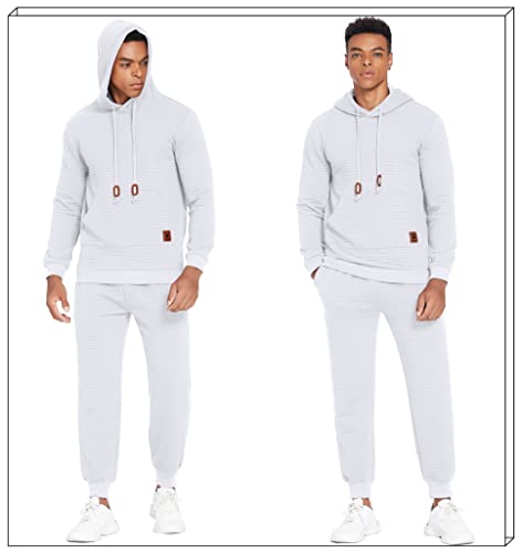 Coofandy Men's 2 Pieces Tracksuit Hoodie Sets Athletic Tracksuit Jogging Suits #TOP1