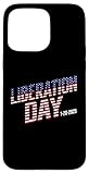 Coque pour iPhone 15 Pro Max Jour de la libération 20 janvier 2025 Président États-Unis Gratuit