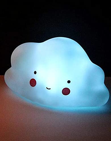 SATYAM KRAFTCloud Design PVC Material Light for Kid's Room and Home Decoration (1 Piece, Blue)