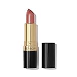 REVLON Lipstick, Super Lustrous Lipstick, Creamy Formula For Soft, Fuller-Looking Lips, Moisturized Feel, 755 Bare It All, 0.15 oz