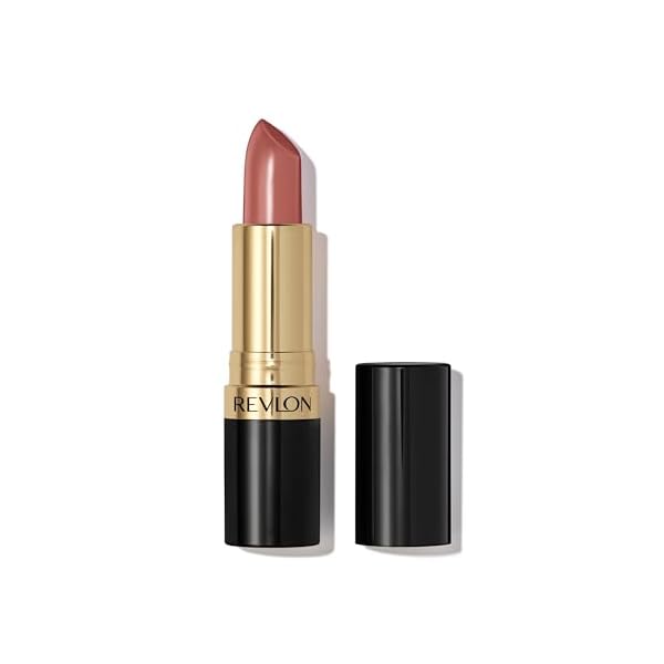 Revlon Super Lustrous Lipstick, Creamy Formula For Soft, Fuller-Looking Lips, Moisturized Feel, 755 Bare It All, 0.15 oz