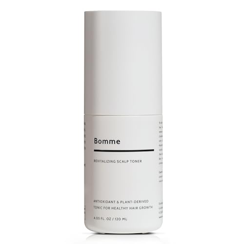 Bomme Revitalizing Scalp Toner – Clinically Tested Scalp & Hair Support | Plant-Based Antioxidants for Thicker, Stronger Hair | Fast-Absorbing, Drug-Free Formula | 1-Month Supply