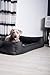 Lebon Hundebett Bruno 80 x 60 cm schwarz