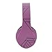immagine 6PowerLocus Bluetooth Cuffie Auricolari Pieghevoli, Over Ear Bluetooth Headphones Stereo Senza Fili Cuffie o Collegate Headset con Microfono, Micro SD/TF, FM per iPhone/Samsung/iPad/PC (Nero/Viola)