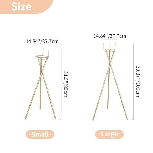 NUPTIO Tripod Flower Display Stand, 39.4" Tall, 2 Pcs, for Grand Opening by NUPTIO - Used condition - Image 3