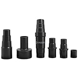 Universal Vacuum Hose Adapter Kit Reducer Attachment Set Converter from 1 1/2 inch to 1 1/4 inch from 1 3/8 inch to 1 1/4 inch Dust Hose Port Adapter ; 2-1/4 Inch to 1-1/4 Inch to 1-3/8''