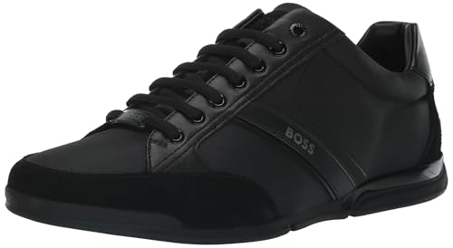 BOSS Saturn Profile Low Top Sneaker Black Onyx by BOSS - Used condition - US$29.36