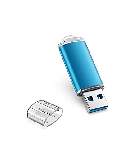 TOPESEL 128GB USB 3.0 Flash Drive, High Speed Thumb Drive USB Flash Drive USB Memory Stick for Data Storage (Blue)
