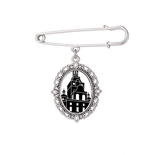 Broche architecture allemande pour robe et style quotidien M