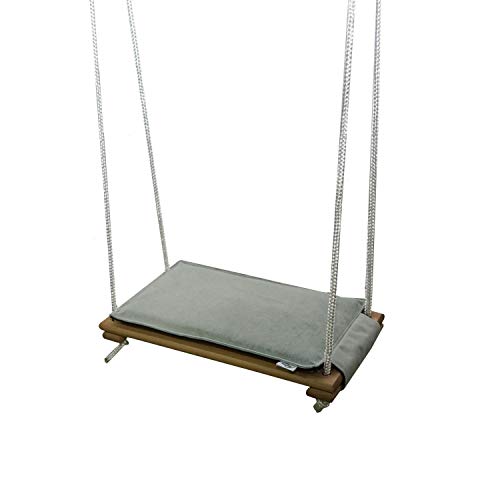 Skyline Holz Schaukelsitz, Erwachsene Kinder Garten Schaukel für Innen und...