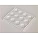 United Scientific SPPL12 Polystyrene Spot Plates, 12 Cavities (Pack of 12)