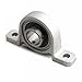 Zinc Alloy Pillow Block Mounted Ball Bearing Support, Industrial Grade Deep Groove Design, Single Unit, Precision Machined Housing with Bolt Holes (KFL006(30mm))
