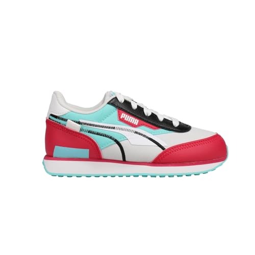PUMA Kids Boys Future Rider Twofold Lace Up Sneakers Shoes Casual - Blue, Pink, White