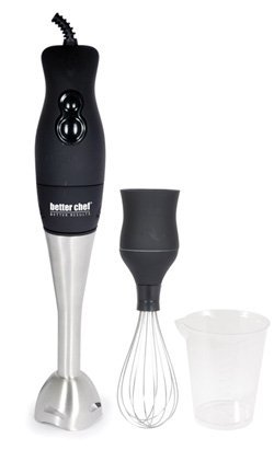 IM-806B- Better Chef Black Hand Held Immersion Blender and Mixer
