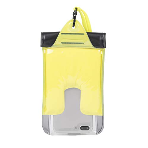 Bolsa Flutuante Travelon para smartphone/câmera digital, à prova d'água, Amarelo, Tamanho Único