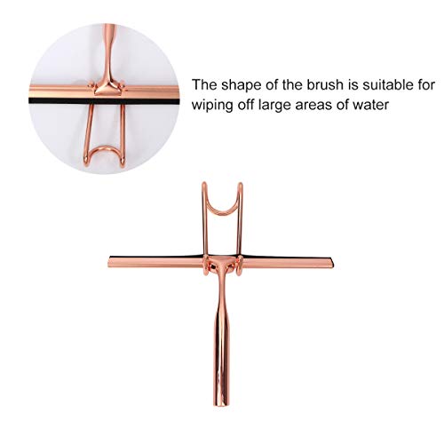 ARTIBETTER LÃ¢mina Raspadora de Ãgua para Limpeza de Vidros de AÃ§o InoxidÃ¡vel Rodo de Vidro para C