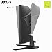 MSI MAG 346CQ 34-Zoll UWQHD Curved Gaming Monitor, 3440 x 1440, 1500R, VA, 180Hz, 1ms, HDR Ready, Eye Care, HDMI 2.0b, DP 1.4a, Frame-Less Design, Neigbar, Vesa kombatibel, Schwarz