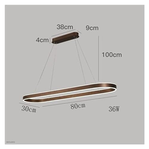 Lustre ovale à intensité variable pour optimiser l'éclairage de votre salon - 5