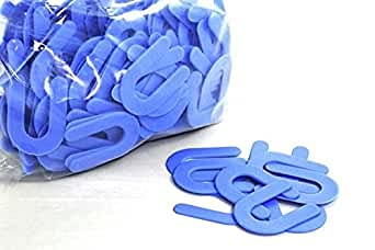 1/16 x 1-1/2 x 2 - Tile Spacers - Plastic Horseshoe Shims - Blue - 100/Package