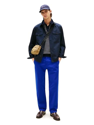 Image of Tommy Hilfiger Men's Stretch Cotton Chino Pants in Custom Fit