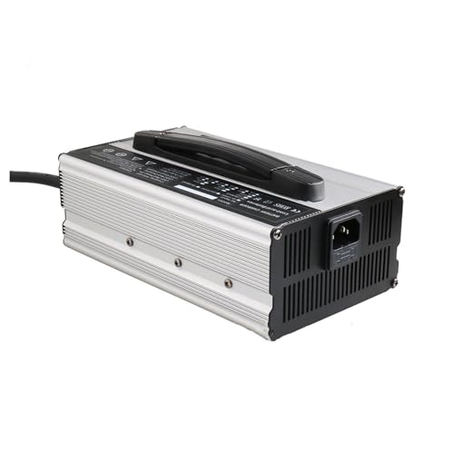WLEJSL Caricabatterie 48V 15A Caricabatterie per Carrelli Elevatori Elettrici con