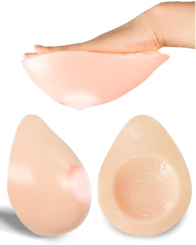 Image of KUMIHO Fake Boobs Silicone Breast Forms for Crossdressers Transgender Cosplay Silicone Breast Female Mastectomy Prosthesis