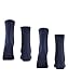 ESPRIT Damen Socken Uni Multipack W So Baumwolle einfarbig 2 Paar, Blau Marine 6120, 35-38