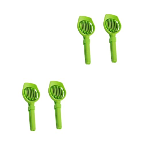iplusmile 2 series Cortador De Dátiles Rojos Cortador De Frutas Picador De Cocina Trituradora Trituradora De Verduras Acero Inoxidable Verde 2 piezas*2