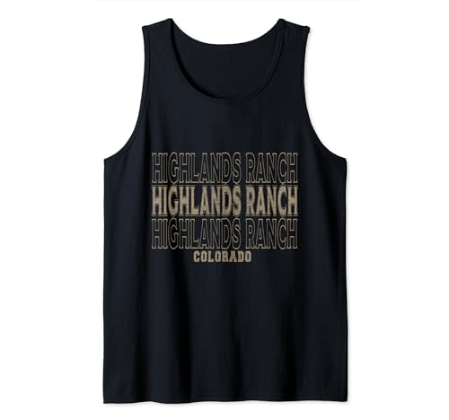 Rancho Vintage Highlands Colorado Camiseta sin Mangas
