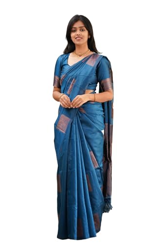 Image of Avantika Fashion Women's Kanjivaram Soft Silk Banarasi Sarees With Blouse Piece For Women