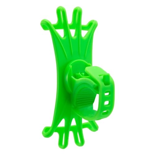 Support de téléphone pour vélo et moto, fixation GPS silicone orange rotatif