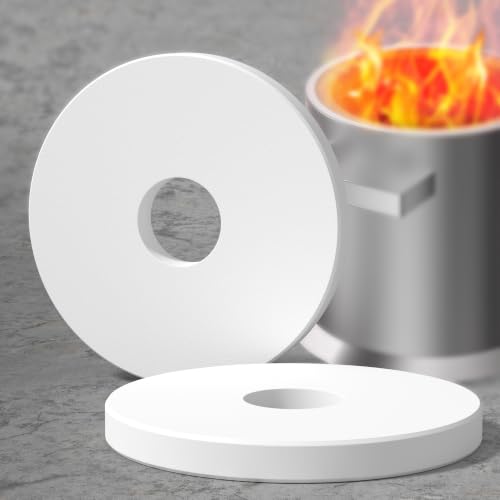 Image of Nelyrho 2-Pack Ceramic Soldering Boards - Quartz Fire Bricks for High-Temp Metal Melting, Casting & Welding