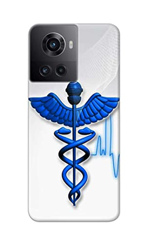 Image of Printed Hard Back Cover Case for OnePlus 10R 5G 80W | 150W Back Cover (Medical Doctor) -1803