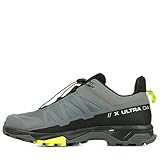 Salomon Herren Schuhe X Ultra 4 GTX Wanderschuhe, Schwarz (Quiet Shade Black Evening Primrose), 44 2/3 EU