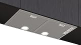 Siemens LB75566 iQ300 - Pannello per ventola, 75 cm, prodotto in Germania, illuminazione a LED, aria di scarico, potente, silenzioso, da montare a parete o sopra un'isola di cucina, argento