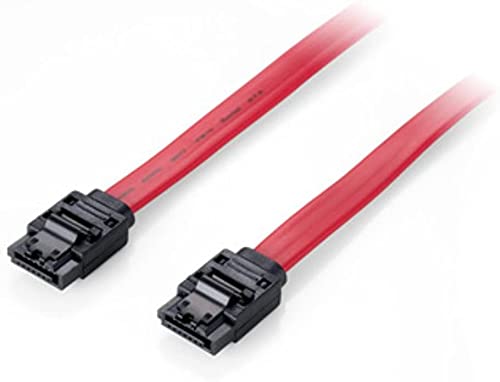 Equip 111901 SATA Cable 1 m SATA 7-Pin Red – SATA Cables (1 m, SATA III, SATA 7-pin, SATA 7-pin, Male Connector/Male Connector, Red)