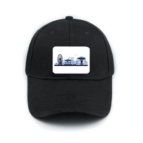 Casquette de baseball noire pour sorties et parcs d'attractions