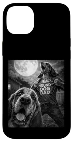 Bloodhound Dad �ʔ������B���e�[�W�z���[�O���t�B�b�N�����Y���[���Z���t�B�[ �X�}�z�P�[�X iPhone 14 Plus �p