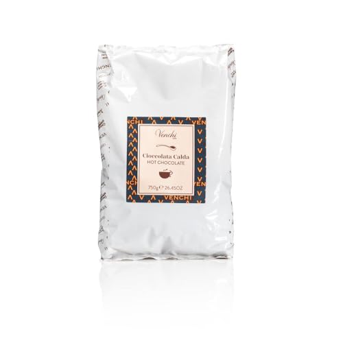 Venchi - Preparato per Cioccolata Calda - Cacao in Polvere, 750 g - Senza Glutine
