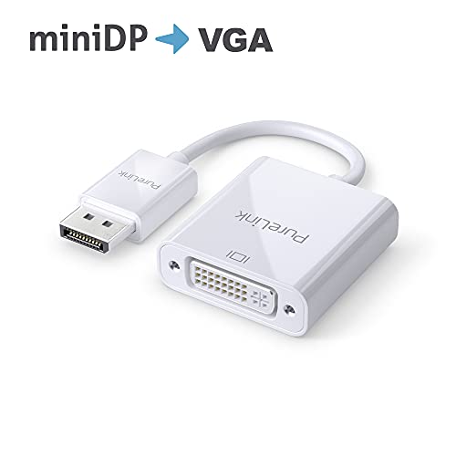 PureLink DisplayPort to DVI Adapter, 1920 x 1200 WUXGA Resolution, 4.95 GB/s Bandwidth, Gold-Plated Connectors, 0.15 m, White - Image 2
