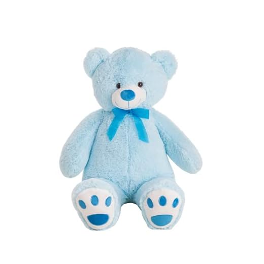 Oso de Peluche Azul de 100 cm